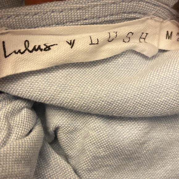 ⭐️Lulus Lush Light Blue Sleeveless Dress Size M - Picture 6 of 7